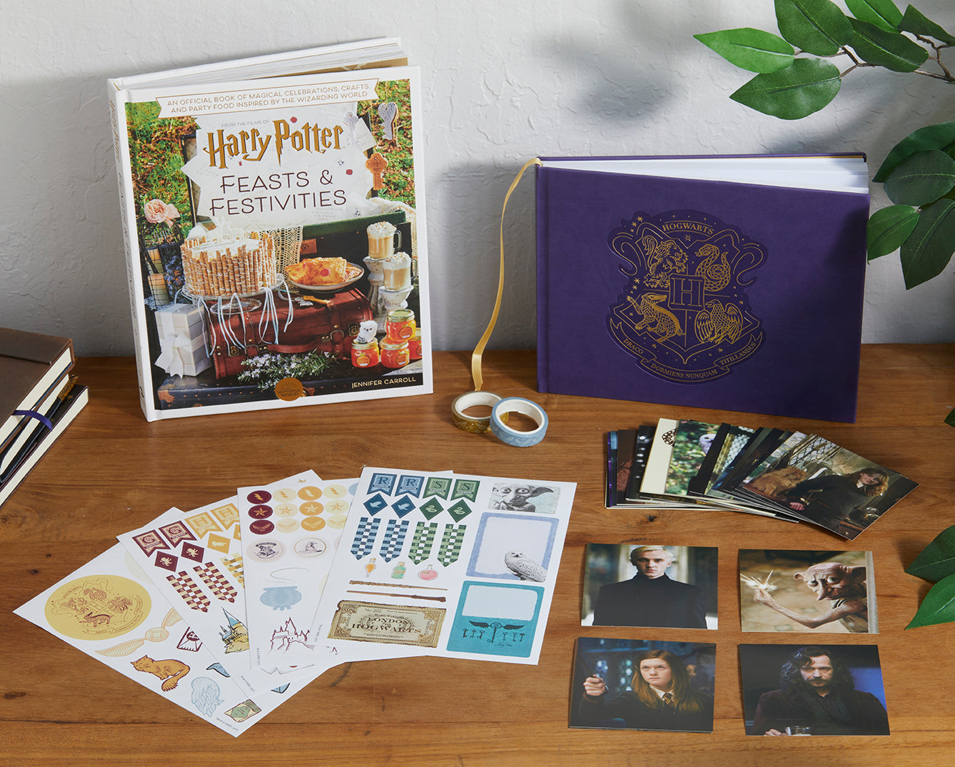 Limited edition Harry Potter Feasts & Festivities gift set by Insight Editions, featuring collectible items and themed packaging.