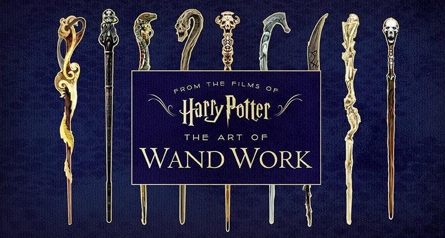 Limited edition Harry Potter wand collection by Insight Editions, featuring intricately designed wands displayed inside.