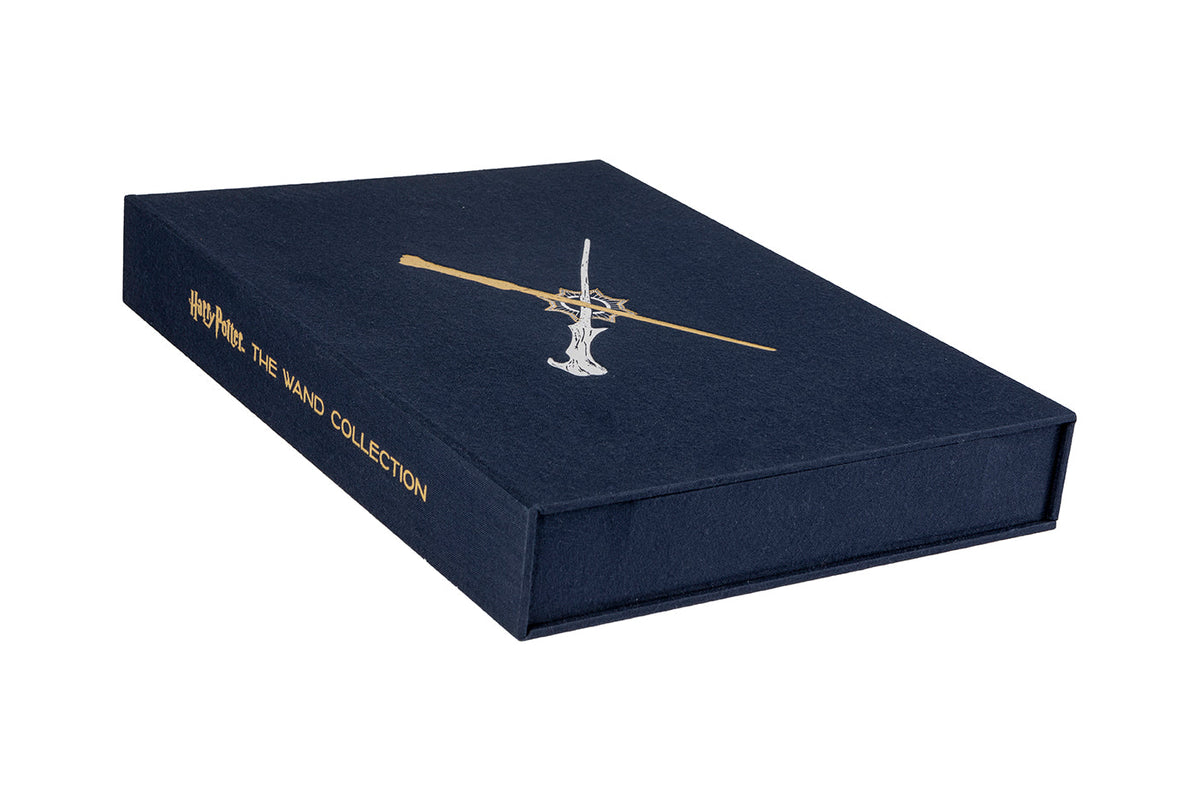 Interior image of Harry Potter: The Wand Collection limited edition book by Insight Editions, showing detailed pages and illustrations.