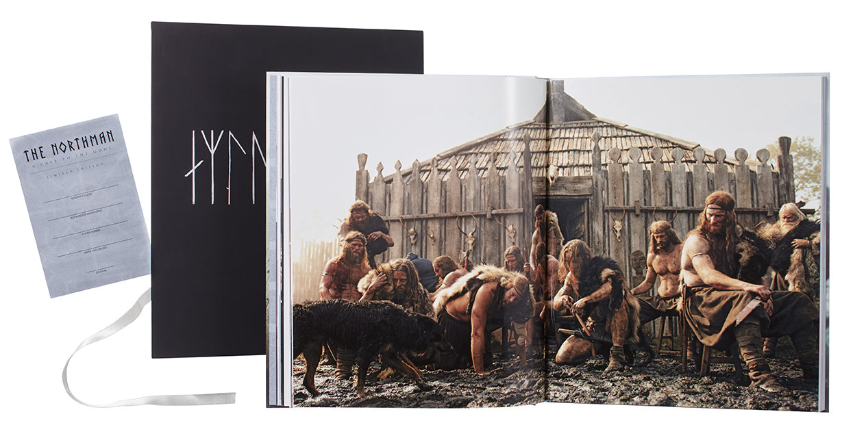 Limited edition The Northman book by Insight Editions, featuring cover art and detailed interior pages.