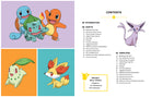 Softcover Amazing Pokemon Paper Crafts book by Insight Editions featuring colorful Pokemon paper craft designs and instructions.