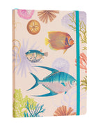 Art of Nature Under the Sea softcover notebook by Insight Editions with elastic band, featuring ocean-themed artwork.