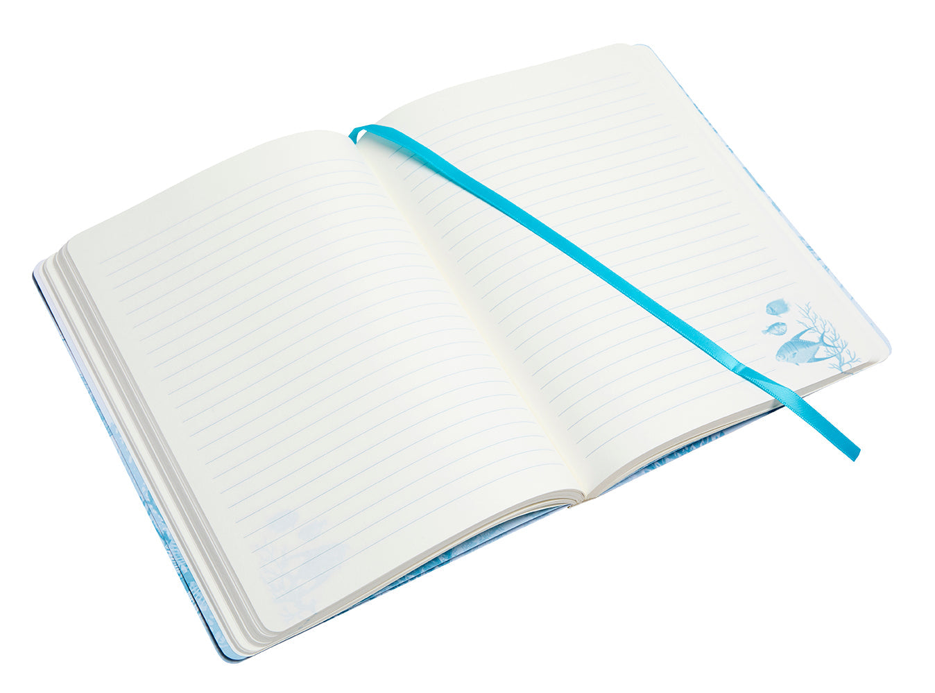 Insight Editions Art of Nature Under the Sea softcover notebook with elastic band, featuring ocean-inspired cover art.
