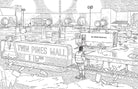 Softcover coloring book titled "Back to the Future" by Insight Editions featuring iconic scenes from the film series.