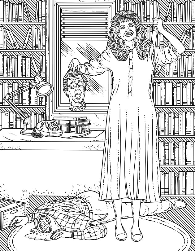 Softcover Beetlejuice coloring book by Insight Editions featuring spooky illustrations from the official Beetlejuice series.