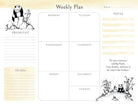 Softcover weekly planner notepad featuring Big Panda and Tiny Dragon by Insight Editions, with colorful cover illustration.