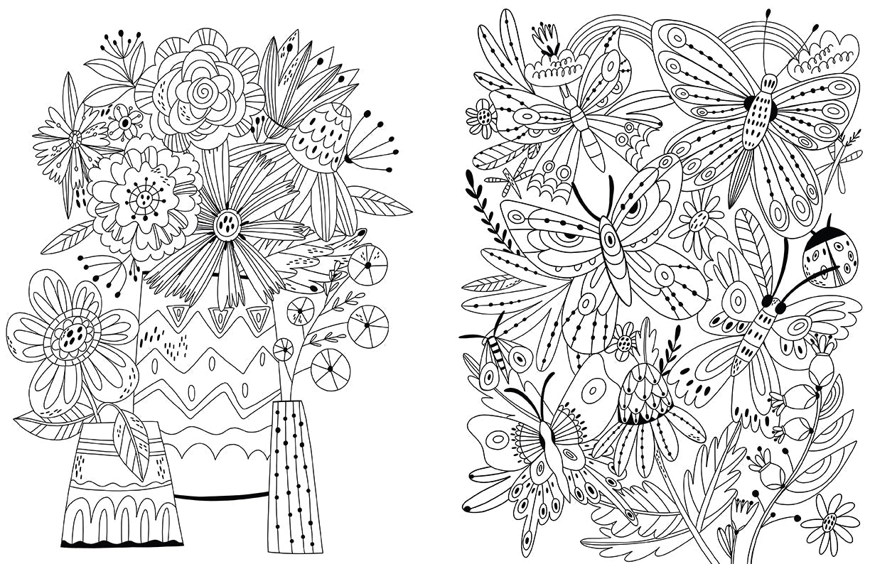 Softcover Calming Coloring for Kids by Insight Editions featuring soothing illustrations for relaxation and creativity.