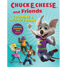Softcover Chuck E. Cheese & Friends coloring and activity book by Insight Editions, featuring colorful cartoon characters and fun pages.