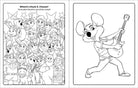 Softcover Chuck E. Cheese & Friends coloring and activity book by Insight Editions, featuring fun cartoon characters and pages.