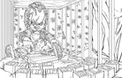 Softcover Chucky coloring book by Insight Editions featuring a spooky doll character on the cover page.