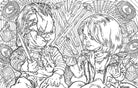 Softcover Chucky coloring book by Insight Editions featuring a colorful illustration of the iconic doll character.