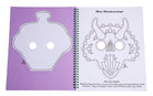 Softcover Color & Cut Masks: Dinosaurs by Insight Editions featuring vibrant dinosaur illustrations for kids.