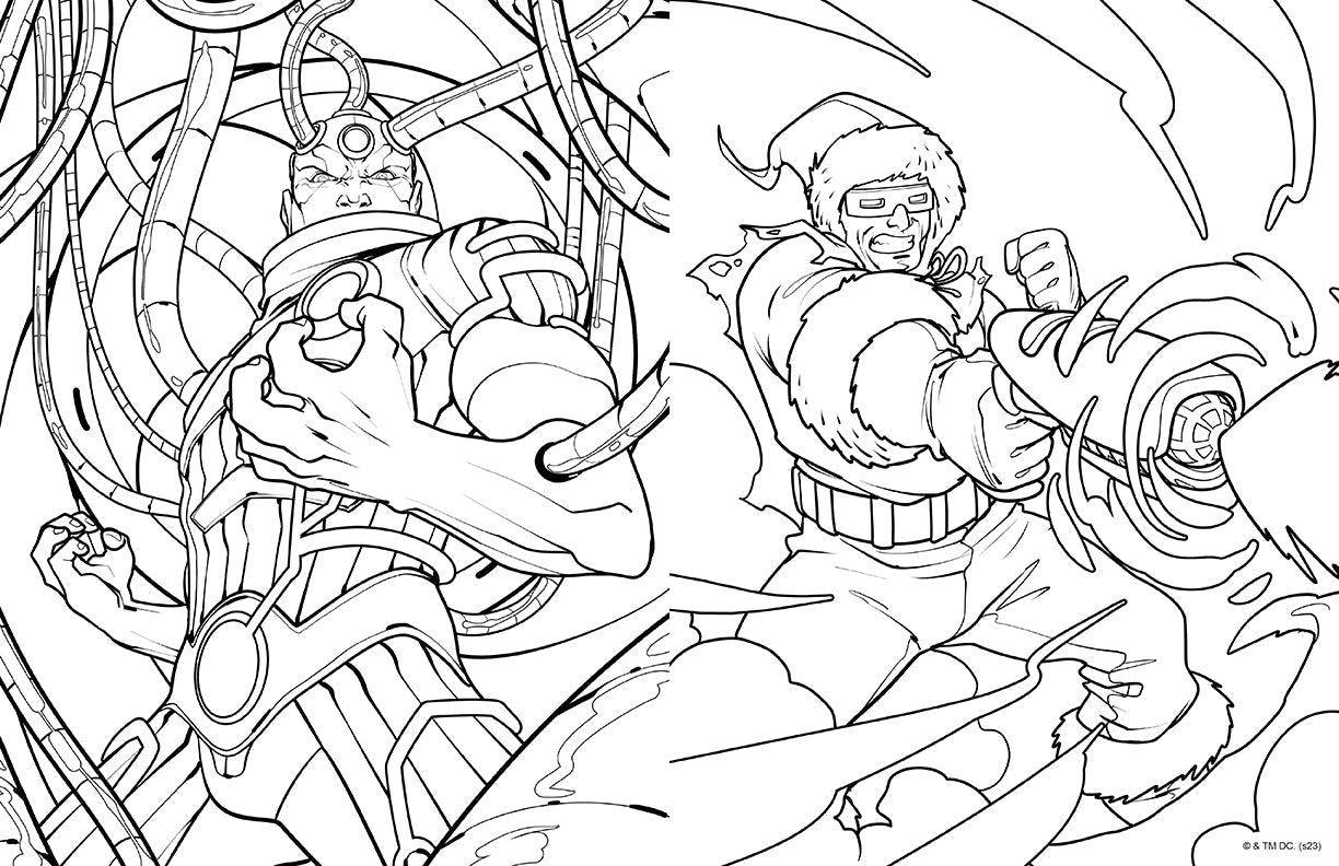 Softcover DC Super-Villains coloring book by Insight Editions featuring villain illustrations for coloring enthusiasts.