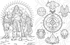 Softcover Destiny coloring book Vol. 2 by Insight Editions featuring game-themed illustrations for fans to color.