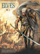 Softcover book titled "Elves, Vol. 2" by Insight Editions featuring detailed illustrations of elves on the cover.