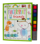 Softcover Fingerprint Friends book by Insight Editions featuring colorful fingerprint animal illustrations.