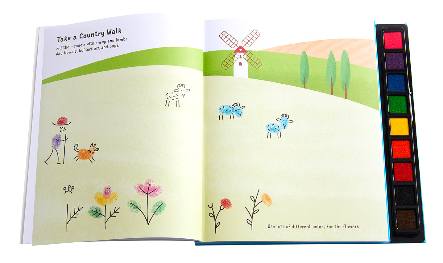 Softcover "Fingerprint Our World" book by Insight Editions featuring a colorful map cover and detailed fingerprint illustrations.