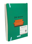 Friends Central Perk softcover notebook by Insight Editions with Central Perk logo and colorful cover design.