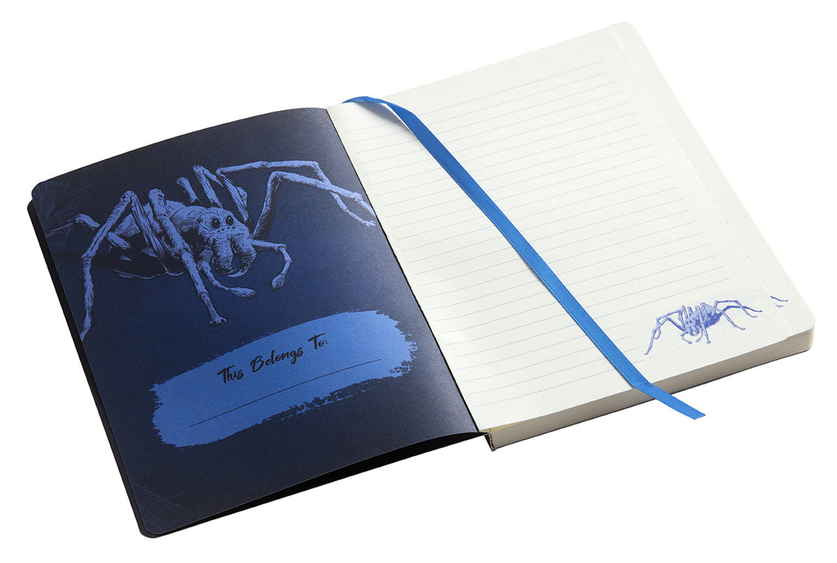 Harry Potter Aragog softcover notebook by Insight Editions with detailed spider illustration on the cover.