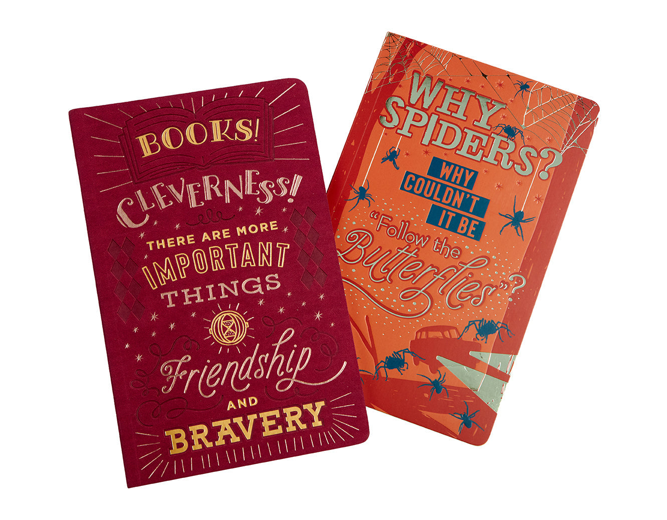 Set of 2 Harry Potter character notebooks by Insight Editions, softcover journals featuring magical designs and character artwork.