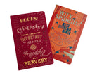 Set of 2 Harry Potter character notebooks by Insight Editions, softcover journals featuring magical designs and character artwork.
