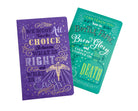 Set of two Harry Potter character notebooks by Insight Editions, softcover collection featuring magical themed covers.