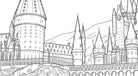Softcover Harry Potter coloring book titled "Coloring Wizardry" by Insight Editions showing magical illustrations for fans and coloring enthusiasts.