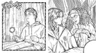 Softcover Harry Potter coloring book by Insight Editions featuring magical wizard illustrations for coloring.