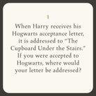 Harry Potter conversation cards in softcover by Insight Editions, featuring magical-themed prompts and illustrations.
