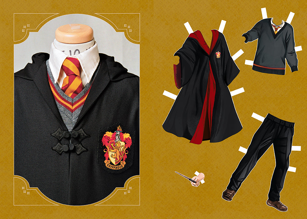 Harry Potter Deluxe Paper Dolls softcover book by Insight Editions featuring collectible paper doll illustrations from the Harry Potter series.