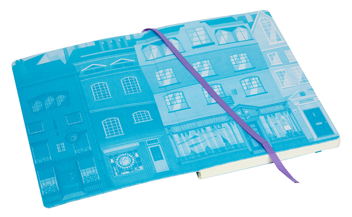 Harry Potter Exploring Diagon Alley softcover notebook by Insight Editions, featuring magical Harry Potter-themed cover design.