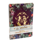 Set of 3 Harry Potter Floral Fantasy softcover planner notebooks from Insight Editions featuring magical floral designs.