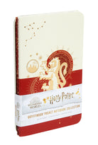 Set of 3 Harry Potter Gryffindor constellation sewn pocket notebooks by Insight Editions, softcover with celestial designs.