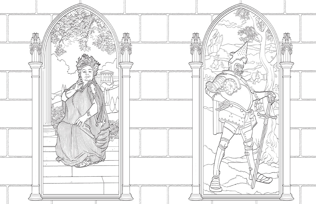 Softcover Harry Potter Gryffindor House Pride coloring book by Insight Editions featuring wizarding house symbols and designs.