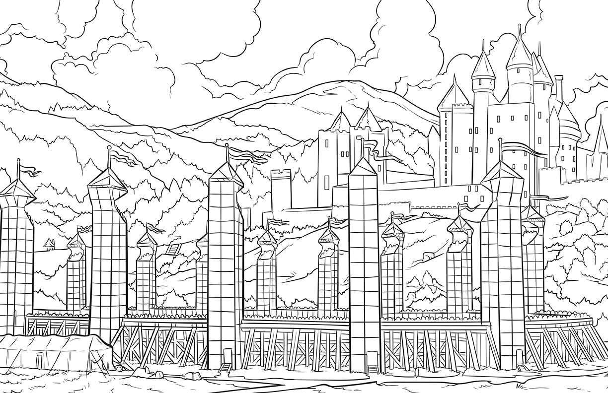 Softcover Harry Potter Gryffindor House Pride coloring book by Insight Editions featuring themed illustrations for fans.