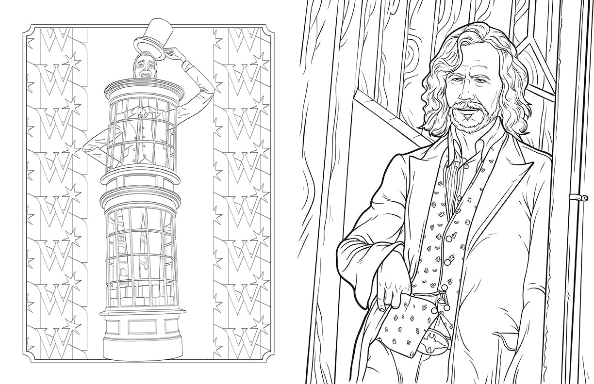 Softcover Harry Potter Gryffindor House Pride coloring book by Insight Editions featuring magical illustrations for fans.