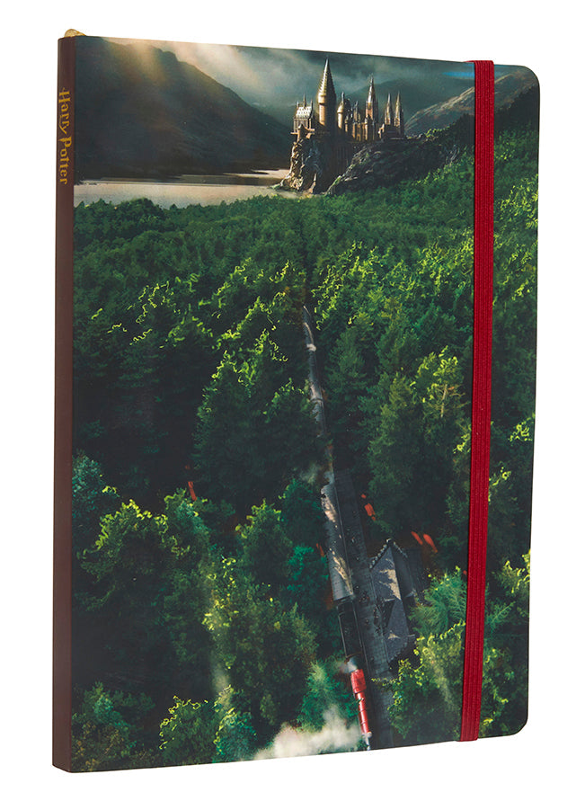Harry Potter Hogwarts Express softcover notebook by Insight Editions with illustrated cover featuring the train and magical design.