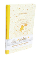 Set of 3 Harry Potter Hufflepuff constellation sewn softcover notebooks by Insight Editions, featuring magical wizarding designs.