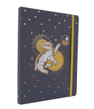Harry Potter Hufflepuff constellation softcover notebook by Insight Editions, featuring a celestial Hufflepuff design on the cover.