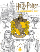 Softcover Harry Potter Hufflepuff House Pride coloring book by Insight Editions featuring the official cover design.