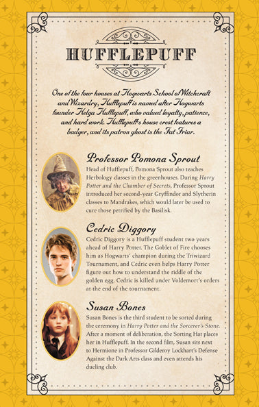 Softcover Harry Potter Hufflepuff ruled notebook by Insight Editions, featuring Hufflepuff crest and yellow cover design.