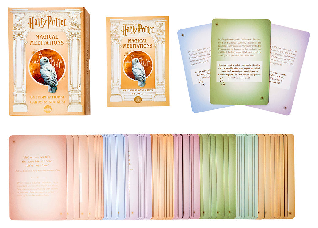 Softcover Harry Potter: Magical Meditations book by Insight Editions with mystical cover design.