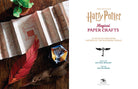 Softcover Harry Potter: Magical Paper Crafts book by Insight Editions featuring colorful wizard-themed paper craft designs.