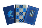 Set of three Harry Potter Ravenclaw softcover pocket notebooks from Insight Editions, featuring Hogwarts house-themed designs.