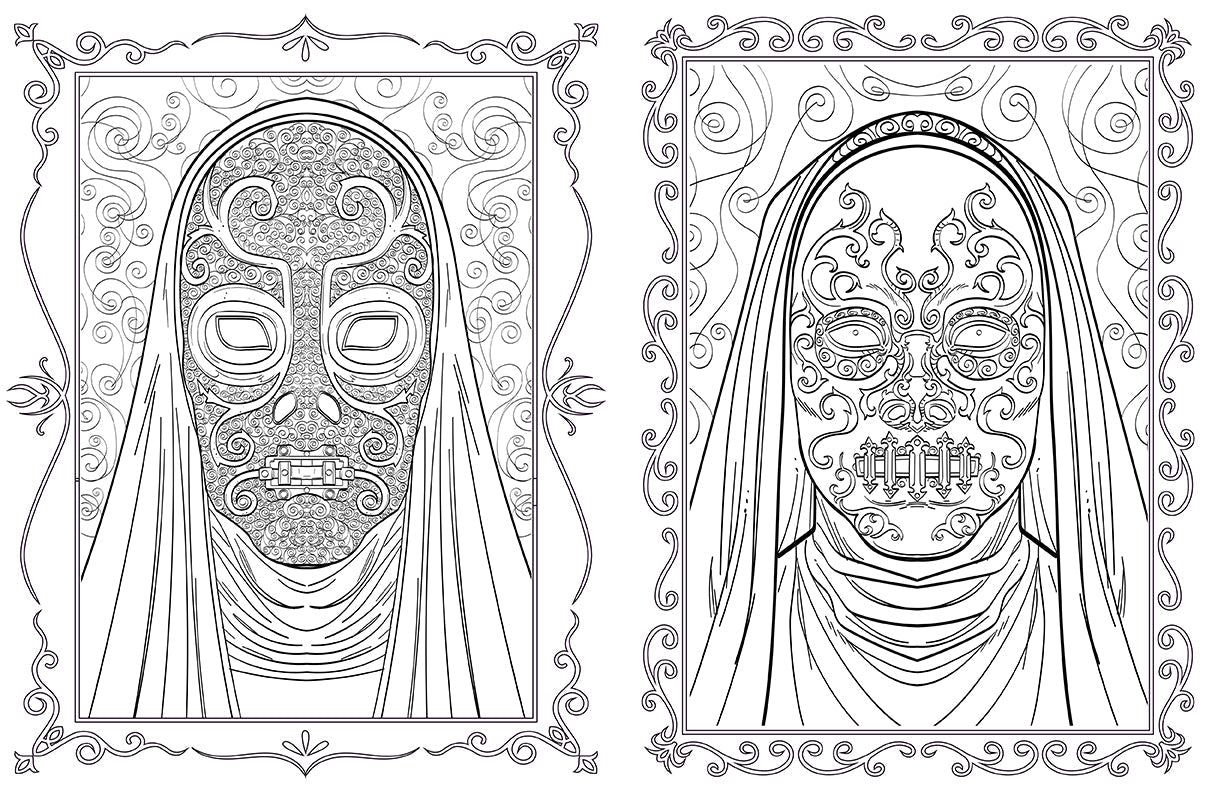 Softcover Harry Potter Slytherin House Pride Coloring Book by Insight Editions, featuring magical Slytherin-themed illustrations.
