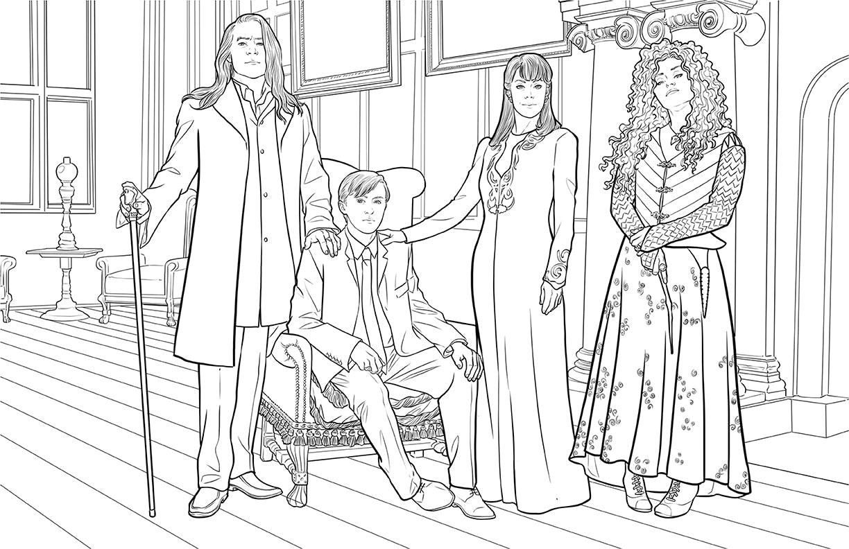 Softcover Harry Potter Slytherin House Pride coloring book by Insight Editions, featuring magical illustrations of Slytherin symbols and characters.