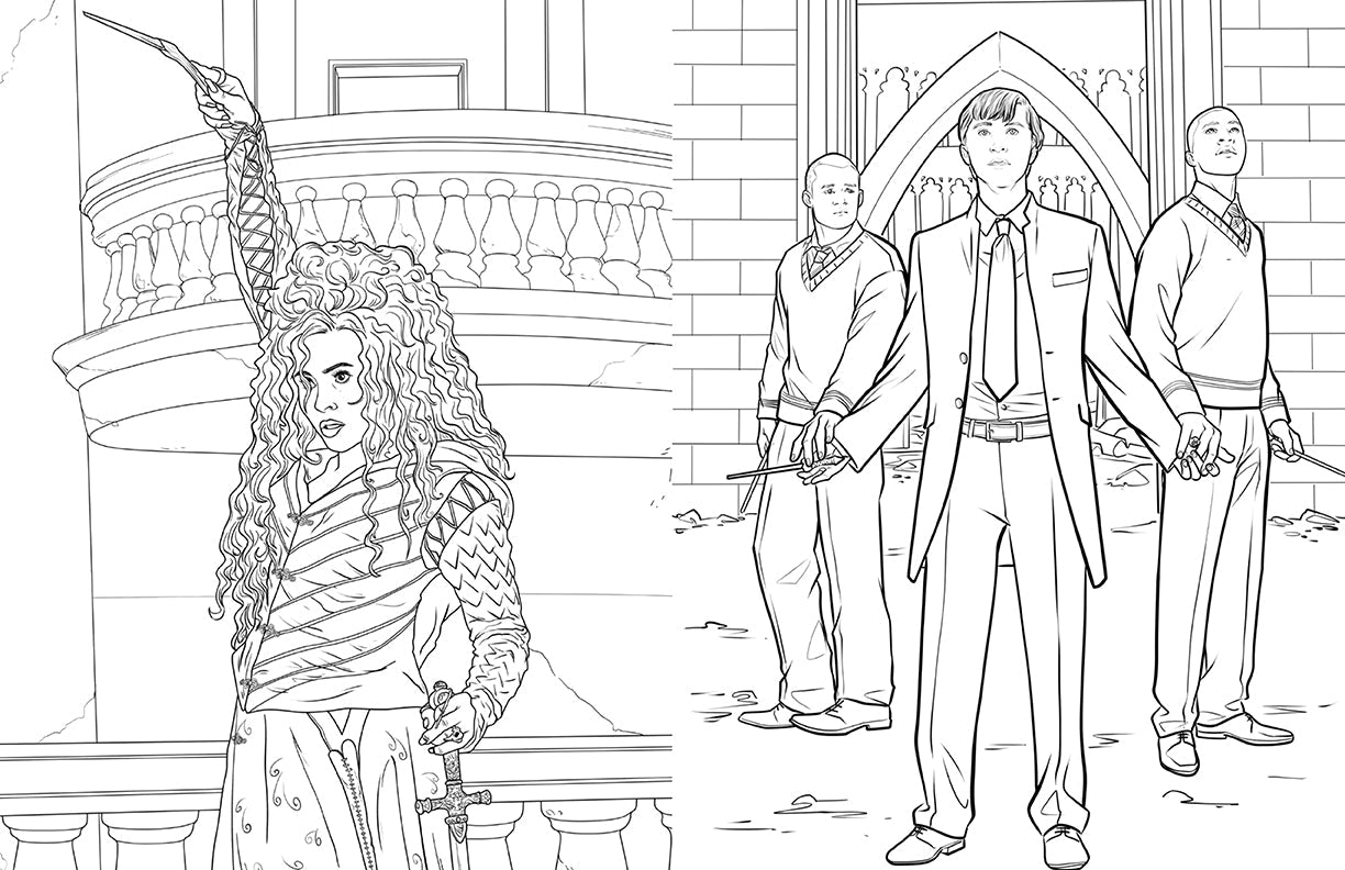 Softcover Harry Potter Slytherin House Pride coloring book by Insight Editions with magical illustrations for fans.