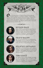 Softcover Harry Potter Slytherin ruled notebook by Insight Editions with green Slytherin crest design on the cover.