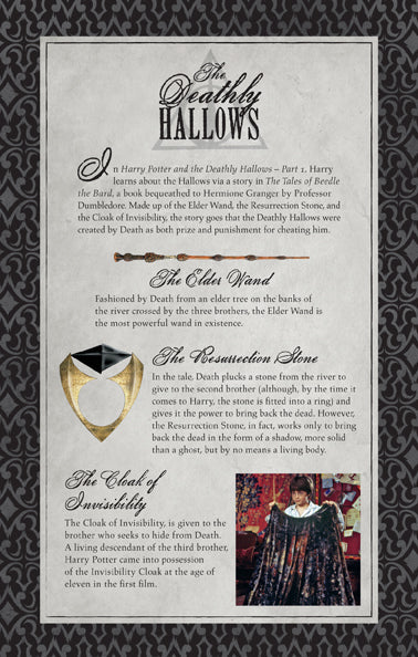 Softcover Harry Potter: The Deathly Hallows ruled notebook by Insight Editions with themed cover design, ideal for note-taking.