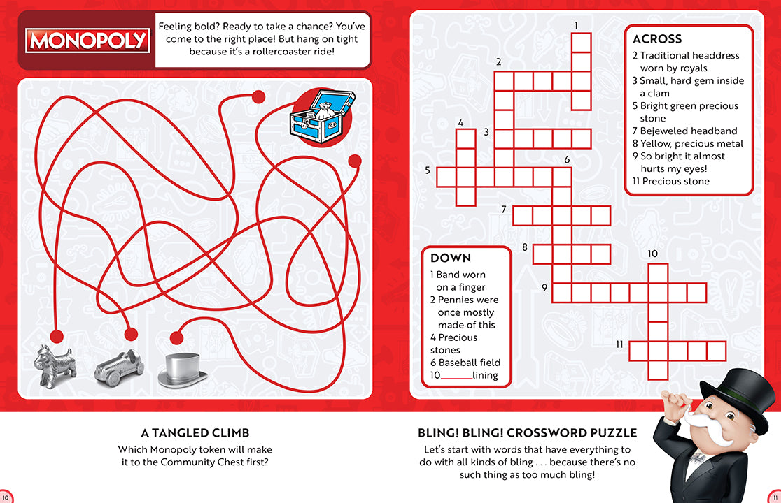 Insight Editions Hasbro Gaming Ultimate Activity Book, softcover with colorful game puzzles and activities for kids and families.